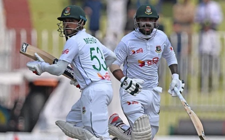 রাওয়ালপিন্ডি টেস্টে লিটন দাস ও মেহেদী হাসান মিরাজের দুর্দান্ত পারফরম্যান্স