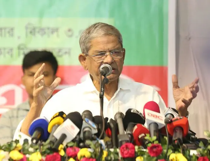 সরকারে থেকে কেউ নতুন দল গঠন করলে মেনে নিবে না জনগণ: মির্জা ফখরুল